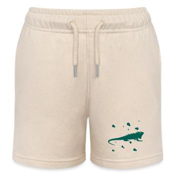 Bartagame - Amphibie Tier - Kinder Organic Joggingshorts Mini Bolter von Stanley/Stella - Natur - Vorne