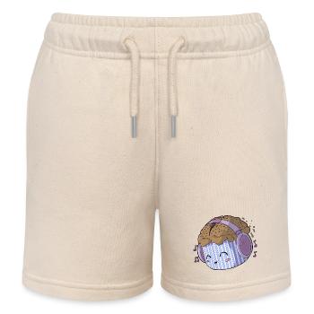 Musik Muffin - Kinder Organic Joggingshorts Mini Bolter von Stanley/Stella - Natur - Vorne