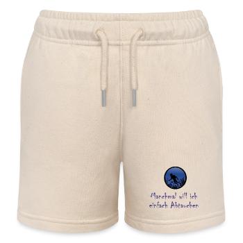 Parfois, j’ai juste envie de plonger - Short de jogging enfant bio Stanley/Stella - écru doux - Devant