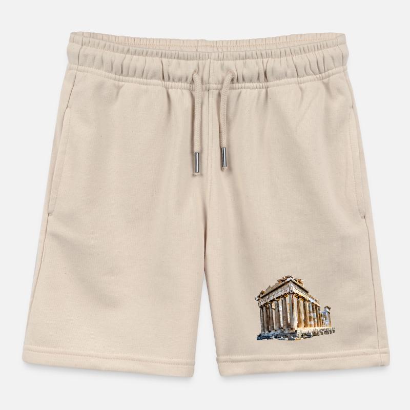 Points de repère de Grèce Short de jogging enfant bio Stanley/Stella