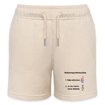 Bedienungsanleitung Baby - Kinder Organic Joggingshorts Mini Bolter von Stanley/Stella - Natur - Vorne