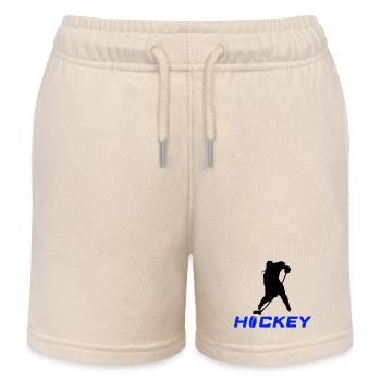 eishockey spieler - Kinder Organic Joggingshorts Mini Bolter von Stanley/Stella - Natur - Vorne