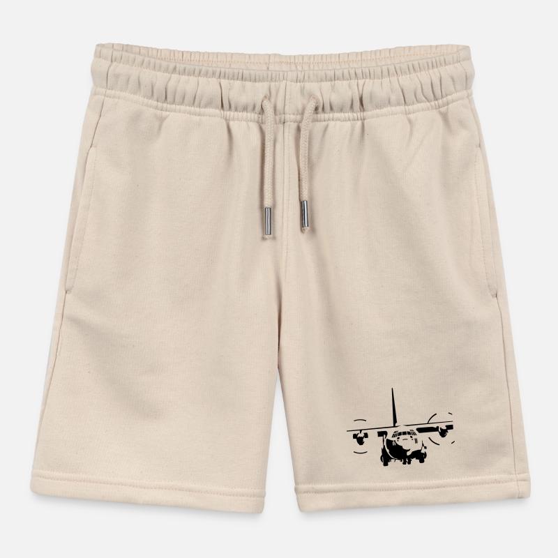 C-130 Hercules Kids Organic Sweat Shorts by Stanley/Stella