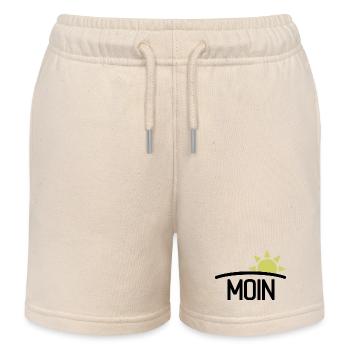 Moin Guten Morgen Sonne - Kinder Organic Joggingshorts Mini Bolter von Stanley/Stella - Natur - Vorne