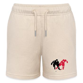 Eishockey - Kinder Organic Joggingshorts Mini Bolter von Stanley/Stella - Natur - Vorne