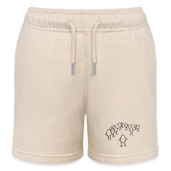 Selbstsicherheit ausstrahlen - Kinder Organic Joggingshorts Mini Bolter von Stanley/Stella - Natur - Vorne