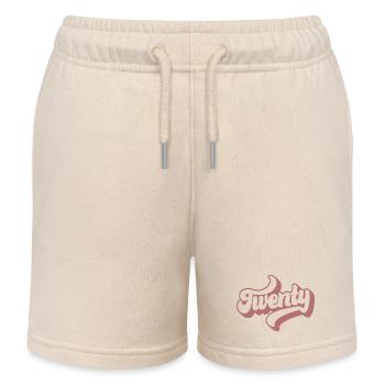 Twenty 20th Birthday For Women 20 Years Old - Kids Organic Sweat Shorts by Stanley/Stella - soft Ecru - Front