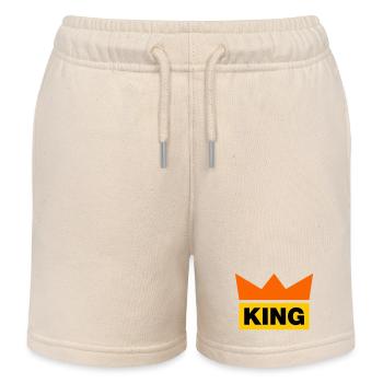 King / 3 Farben - Kinder Organic Joggingshorts Mini Bolter von Stanley/Stella - Natur - Vorne