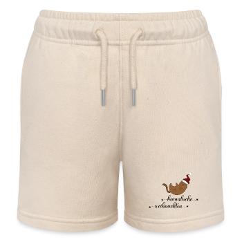 Geschenke zu Weihnachten für Katzenfreunde - Kinder Organic Joggingshorts Mini Bolter von Stanley/Stella - Natur - Vorne