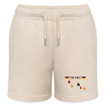 Berlin Banner Deutsche Flagge Buchstaben - Kinder Organic Joggingshorts Mini Bolter von Stanley/Stella - Natur - Vorne