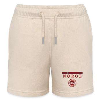 Drapeau norvégien, fierté norvégienne - Short de jogging enfant bio Stanley/Stella - écru doux - Devant