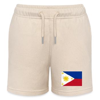 Flagge der Philippinen – ein Symbol der Einheit - Kinder Organic Joggingshorts Mini Bolter von Stanley/Stella - Natur - Vorne