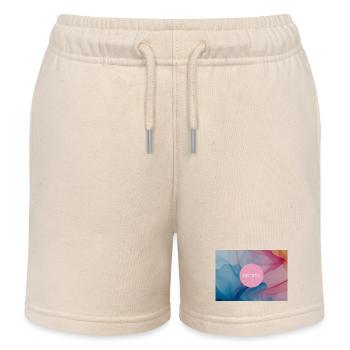Breath - Kids Organic Sweat Shorts by Stanley/Stella - soft Ecru - Front