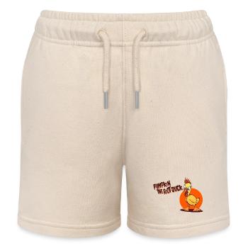 Pumpkin The Riot Duck - Kinder Organic Joggingshorts Mini Bolter von Stanley/Stella - Natur - Vorne