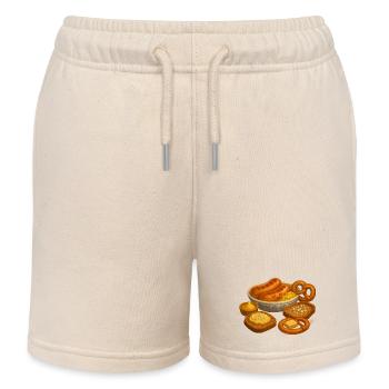 Wurstteller - Kinder Organic Joggingshorts Mini Bolter von Stanley/Stella - Natur - Vorne