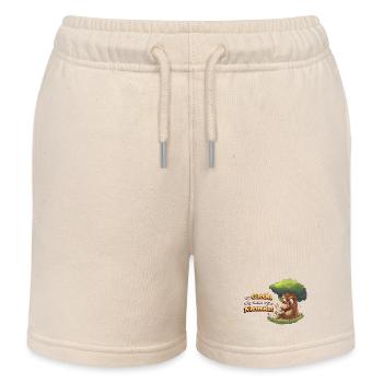 Siggi und der Zauberwald - Kuscheln - Kinder Organic Joggingshorts Mini Bolter von Stanley/Stella - Natur - Vorne