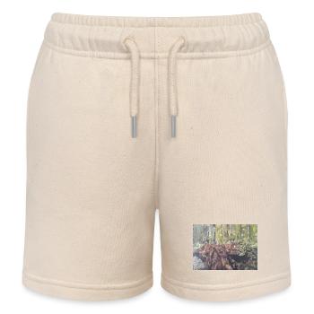 Baumstämme im Wald – eine impressionistische Landschaft - Kinder Organic Joggingshorts Mini Bolter von Stanley/Stella - Natur - Vorne
