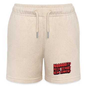 Naaaaa? Pech gehabt beim Denken - Kinder Organic Joggingshorts Mini Bolter von Stanley/Stella - Natur - Vorne