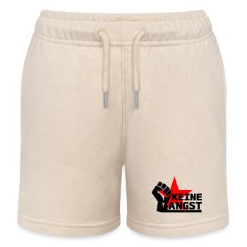 Widerstand - Keine Angst - Kinder Organic Joggingshorts Mini Bolter von Stanley/Stella - Natur - Vorne