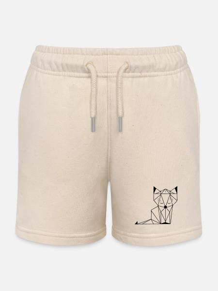 Fuchs - Kinder Organic Joggingshorts Mini Bolter von Stanley/Stella - Natur