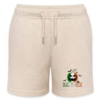 Halloween Irland - Kinder Organic Joggingshorts Mini Bolter von Stanley/Stella - Natur - Vorne