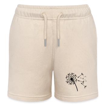 Beau pissenlit pissenlit pissenlit - Short de jogging enfant bio Stanley/Stella - écru doux - Devant