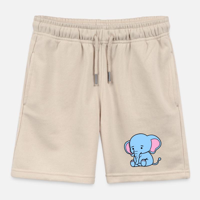 Éléphant mignon Short de jogging enfant bio Stanley/Stella