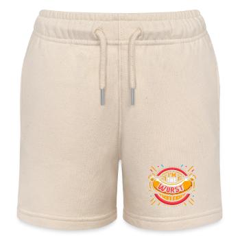 I'm The Wurst 7 - Kinder Organic Joggingshorts Mini Bolter von Stanley/Stella - Natur - Vorne
