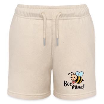 Bee Mine - Short de jogging enfant bio Stanley/Stella - écru doux - Devant