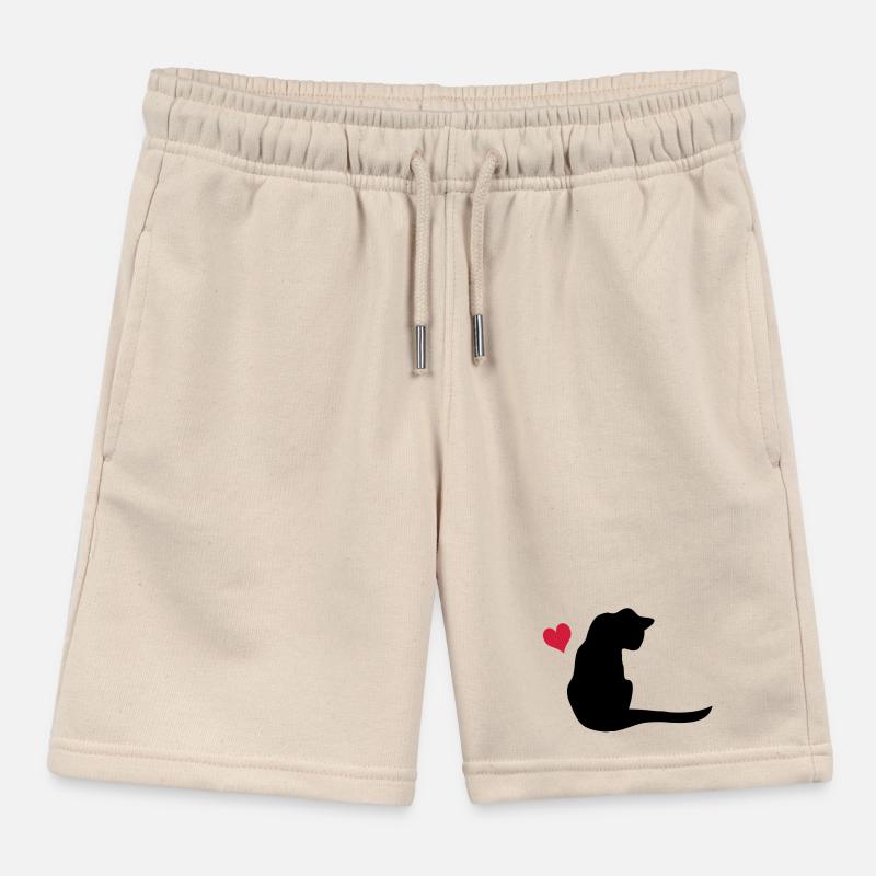 cat Kids Organic Sweat Shorts by Stanley/Stella