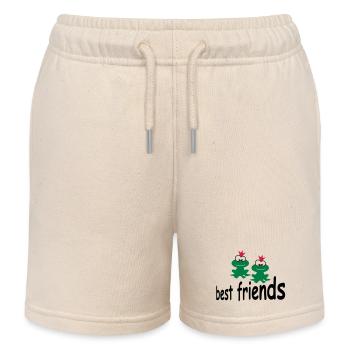 drôle - Short de jogging enfant bio Stanley/Stella - écru doux - Devant