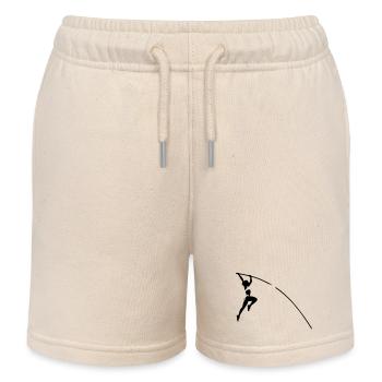 Stabhochsprung - Kinder Organic Joggingshorts Mini Bolter von Stanley/Stella - Natur - Vorne