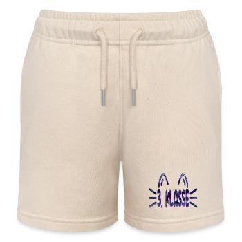 3. Klasse - Grundschule Katzen - Kinder Organic Joggingshorts Mini Bolter von Stanley/Stella - Natur - Vorne