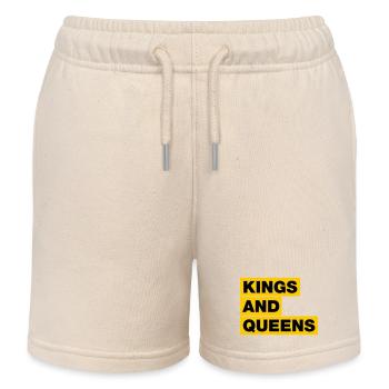 Kings and Queens / Könige und Königinnen - Kids Organic Sweat Shorts by Stanley/Stella - soft Ecru - Front