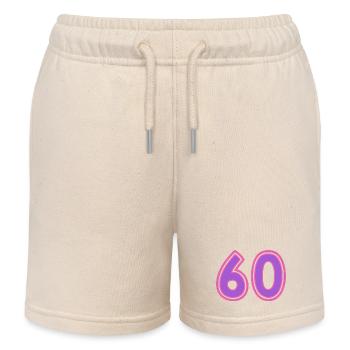 60 - Kids Organic Sweat Shorts by Stanley/Stella - soft Ecru - Front