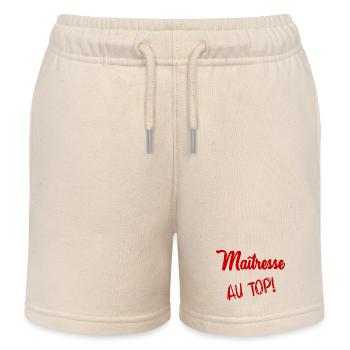 VIELEN DANK. GELIEBTE. DANKE, HERRIN. GELIEBTE - Kinder Organic Joggingshorts Mini Bolter von Stanley/Stella - Natur - Vorne