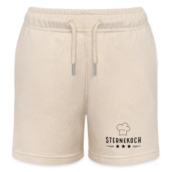 Cadeaux amusants pour le chef étoilé - Short de jogging enfant bio Stanley/Stella - écru doux - Devant