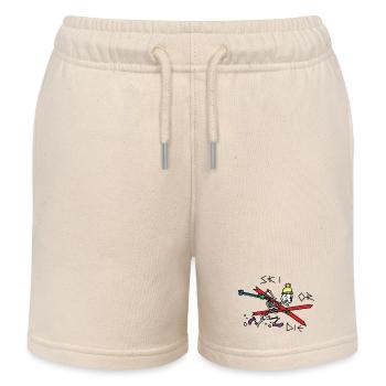 ski_or_die - Kinder Organic Joggingshorts Mini Bolter von Stanley/Stella - Natur - Vorne