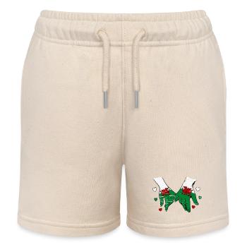 Wales_Flagge_Haendehalten_used - Short de jogging enfant bio Stanley/Stella - écru doux - Devant