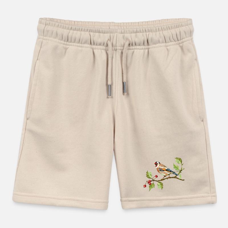 Bunter Vogel Kinder Organic Joggingshorts Mini Bolter von Stanley/Stella