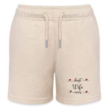 beste Ehefrau - Kinder Organic Joggingshorts Mini Bolter von Stanley/Stella - Natur - Vorne