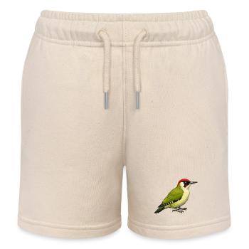 Pic vert - Short de jogging enfant bio Stanley/Stella - écru doux - Devant