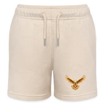 Emblème de l’Aile d’Aigle d’Or - Short de jogging enfant bio Stanley/Stella - écru doux - Devant
