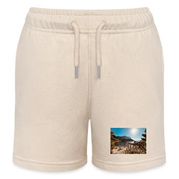 Sunny Beach Bay - Kinder Organic Joggingshorts Mini Bolter von Stanley/Stella - Natur - Vorne