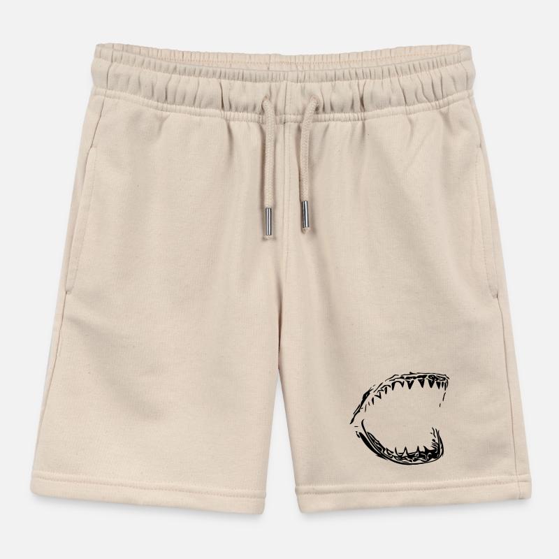 Riesen Vector Hai Gebiss Kinder Organic Joggingshorts Mini Bolter von Stanley/Stella