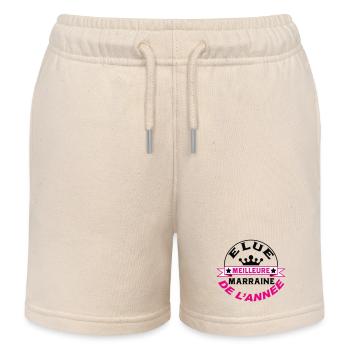 Zur besten Patin des Jahres gewählt - Kinder Organic Joggingshorts Mini Bolter von Stanley/Stella - Natur - Vorne