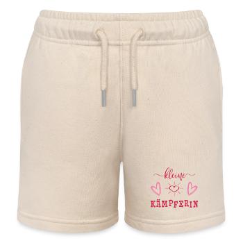 Kleine Kämpferin - Mut machen - Glücksbringer - Kinder Organic Joggingshorts Mini Bolter von Stanley/Stella - Natur - Vorne