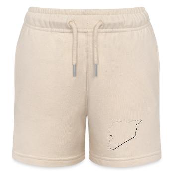 Syrien Landkarte als Umriss - Kinder Organic Joggingshorts Mini Bolter von Stanley/Stella - Natur - Vorne