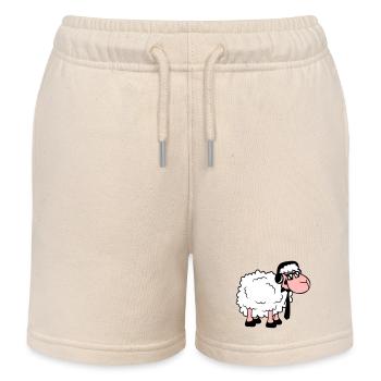 mouton lunettes de soleil cravate musique DJ casque Fun - Short de jogging enfant bio Stanley/Stella - écru doux - Devant