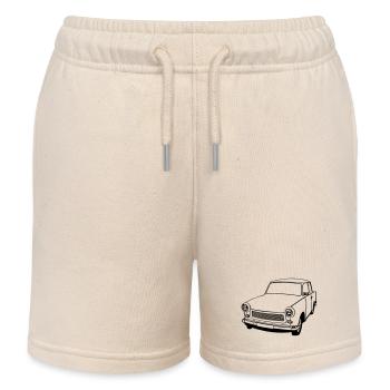  , Ostalgie , DDR Kult , Oldtimer (25) - Kinder Organic Joggingshorts Mini Bolter von Stanley/Stella - Natur - Vorne